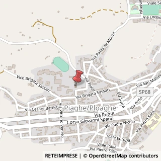 Mappa Via Antonio Fais, 30, 07017 Ploaghe, Sassari (Sardegna)