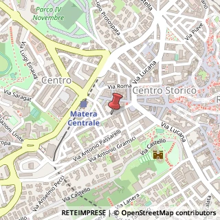 Mappa Via Vincenzo Cappelluti, 13D, 75100 Matera, Matera (Basilicata)