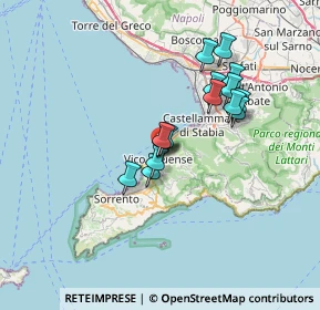 Mappa Italia, 80069 Vico Equense NA, Italia (5.98267)