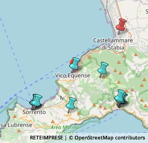 Mappa Italia, 80069 Vico Equense NA, Italia (5.5375)