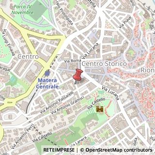 Mappa Via Michele Torraca, 20, 75100 Matera, Matera (Basilicata)