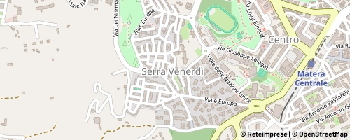 Mappa Matera