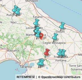 Mappa Strada Cupina, 74015 Martina Franca TA, Italia (15.85357)