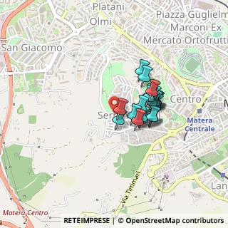 Mappa Viale Flacco Orazio, 75100 Matera MT, Italia (0.32682)
