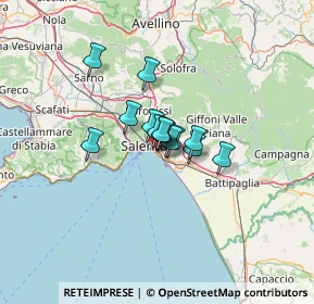 Mappa Via Francesco Galloppo, 84100 Salerno SA, Italia (6.85286)
