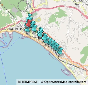 Mappa Via Francesco Galloppo, 84100 Salerno SA, Italia (1.29842)