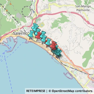 Mappa Via Vincenzo Bello, 84129 Salerno SA, Italia (1.12)