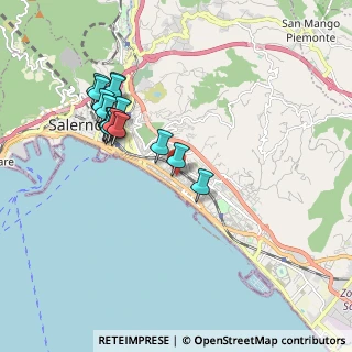 Mappa Via Vincenzo Bello, 84129 Salerno SA, Italia (1.95625)