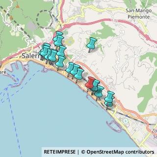 Mappa Via Vincenzo Bello, 84129 Salerno SA, Italia (1.666)
