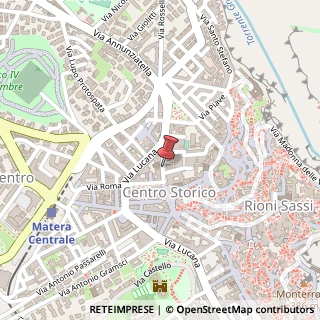 Mappa Via XX Settembre, 9, 75100 Matera, Matera (Basilicata)