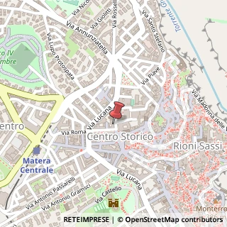 Mappa Via XX Settembre, 7, 75100 Matera, Matera (Basilicata)