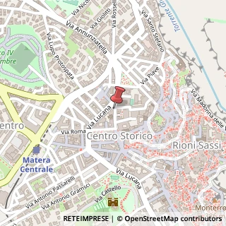 Mappa Via 20 Settembre, 25, 75100 Matera, Matera (Basilicata)