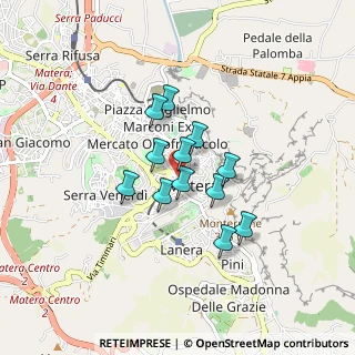 Mappa Presso Studio Medico Aqua, 75100 Matera MT, Italia (0.6275)