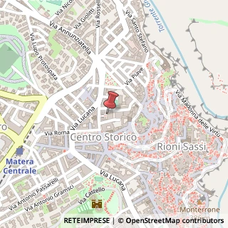 Mappa Via XX Settembre, 14/9, 75100 Matera, Matera (Basilicata)