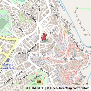 Mappa Vico XX Settembre, 2, 75100 Matera, Matera (Basilicata)