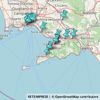 Mappa Via S. Filippo, 80069 Vico Equense NA, Italia (16.97833)