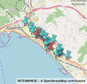 Mappa Via Gabriello Altilio, 84128 Salerno SA, Italia (1.27056)