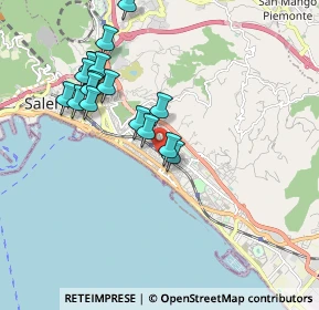 Mappa Via Gabriello Altilio, 84128 Salerno SA, Italia (1.98706)