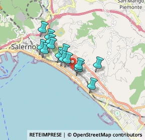 Mappa Via Gabriello Altilio, 84128 Salerno SA, Italia (1.35286)