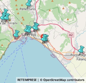 Mappa Via Gabriello Altilio, 84128 Salerno SA, Italia (4.9325)