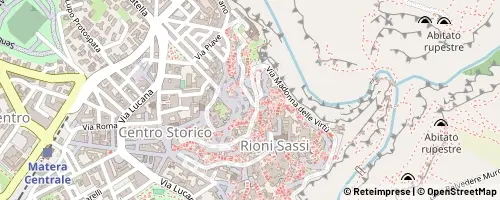 Mappa Matera