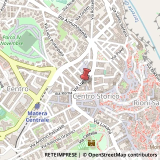 Mappa Via Lucana, 13, 75100 Matera, Matera (Basilicata)