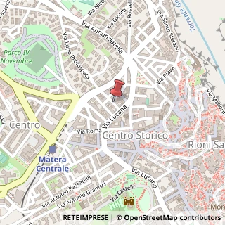 Mappa Via Lupo Protospata, 20, 75100 Matera, Matera (Basilicata)