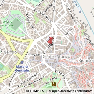 Mappa Via Lucana, 20, 75100 Matera, Matera (Basilicata)