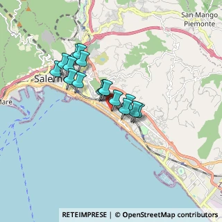 Mappa Largo Antonio Santelmo, 84127 Salerno SA, Italia (1.44688)