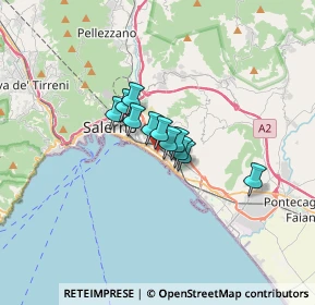 Mappa Via Raffaele Fatigati, 84127 Salerno SA, Italia (1.80909)