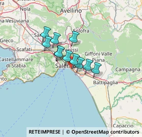 Mappa 84128 Salerno SA, Italia (8.82545)