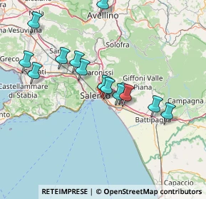 Mappa 84128 Salerno SA, Italia (14.81929)