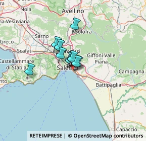 Mappa 84128 Salerno SA, Italia (7.47333)