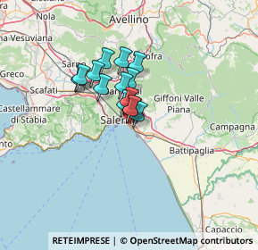 Mappa 84128 Salerno SA, Italia (8.45357)