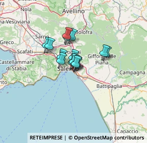 Mappa Via Raffaele Fatigati, 84127 Salerno SA, Italia (7.385)