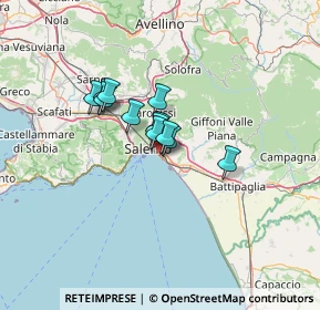 Mappa 84128 Salerno SA, Italia (8.32667)
