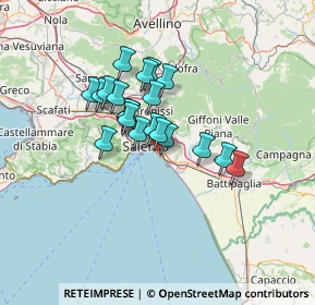 Mappa 84128 Salerno SA, Italia (10.537)