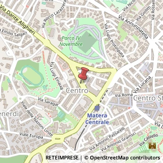 Mappa Via la malfa ugo 18, 75100 Matera, Matera (Basilicata)