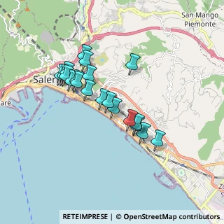 Mappa Via Vincenzo Bello, 84128 Salerno SA, Italia (1.635)
