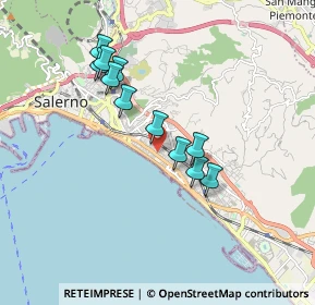 Mappa Via Vincenzo Bello, 84128 Salerno SA, Italia (1.64727)