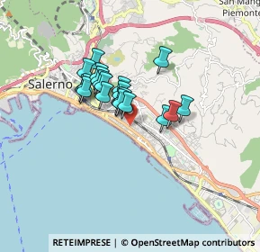 Mappa Via Vincenzo Bello, 84128 Salerno SA, Italia (1.2655)