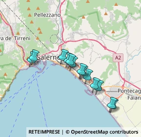 Mappa Via Vincenzo Bello, 84128 Salerno SA, Italia (3.09231)