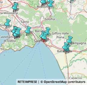 Mappa Via Vincenzo Bello, 84128 Salerno SA, Italia (21.6305)