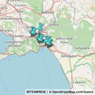 Mappa Via Vincenzo Bello, 84128 Salerno SA, Italia (7.89769)