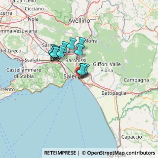 Mappa Via Vincenzo Bello, 84128 Salerno SA, Italia (10.57615)
