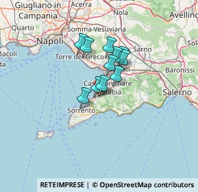 Mappa Via Madonna delle Grazie, 80069 Vico Equense NA, Italia (8.85364)