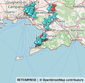 Mappa Via Madonna delle Grazie, 80069 Vico Equense NA, Italia (16.17)