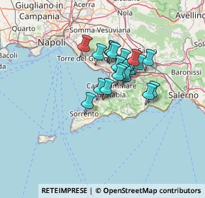 Mappa Via Madonna delle Grazie, 80069 Vico Equense NA, Italia (9.9845)