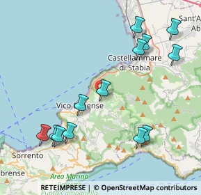 Mappa Via Madonna delle Grazie, 80069 Vico Equense NA, Italia (4.98846)