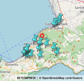 Mappa Via Madonna delle Grazie, 80069 Vico Equense NA, Italia (3.64118)